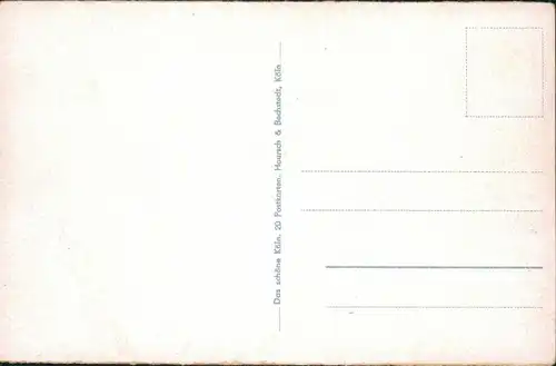 Ansichtskarte Köln Rathaus 1932