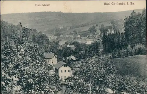 Ansichtskarte Bad Gottleuba-Berggießhübel Bähr-Mühle 1913 