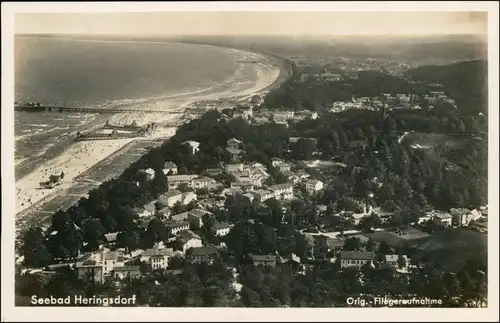 Ansichtskarte Heringsdorf Usedom Luftbild - Hinterland 1939 