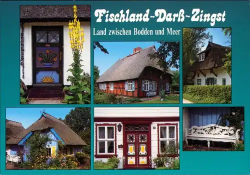 Ansichtskarte Zingst-Darss Fischerhäuser, Türen 2003