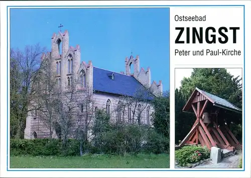 Ansichtskarte Zingst-Darss Peter und Paul Kirche 1995