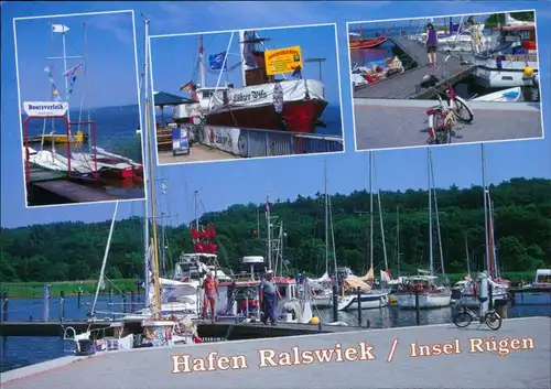 Ansichtskarte Ralswiek Bootshafen 1995