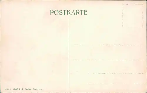 Ansichtskarte Meißen Straßenpartie - Triebischtal 1914 