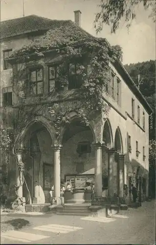 Ansichtskarte Heidelberg Brunnenhalle am Soldatenbau 1926