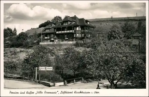 Kirschhausen  Odenwald-Heppenheim  Bergstraße Pension und Kaffee Villa   1934
