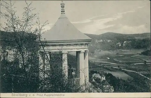 Ansichtskarte Streitberg-Wiesenttal Pavillon - Prinz Rupprechtshöhe 1910 