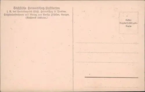 Ansichtskarte Bautzen Budyšin am Lindenberg 1928