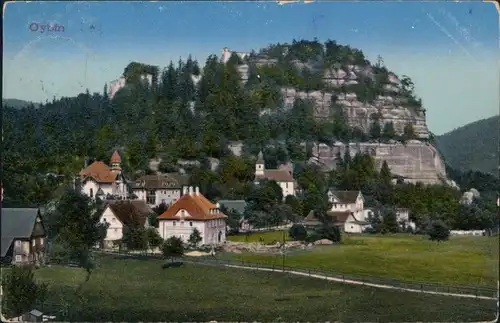 Ansichtskarte Oybin Berg Oybin 1913