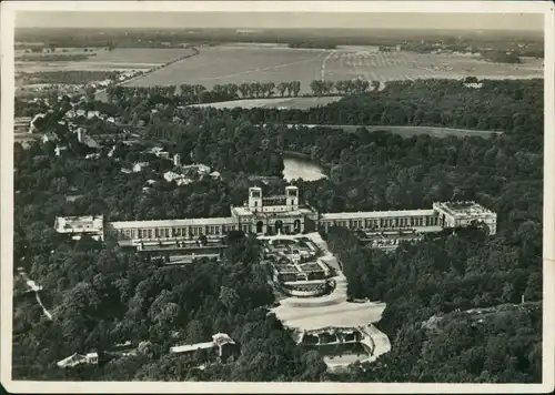 Ansichtskarte Potsdam Luftbild - Orangerie Sanssouci - Hinterland 1938 