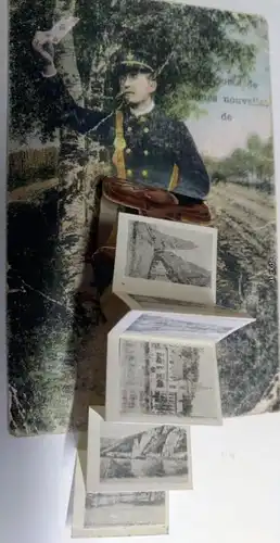 Postkaart Dinant Dinant Leporello - Briefträger 1900 Leporello