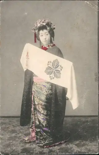 Postcard _Allgemein Japan Japan - Nippon - Typen Geisha 1912 