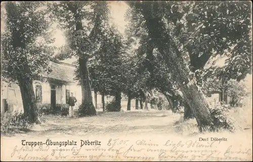 Ansichtskarte Dallgow-Döberitz Dorfpartie 1905 