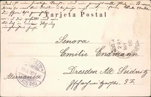 Buenos Aires Nuevo Paseo Recoleta v Asilo de Mendigos- Recuerdo 1906 