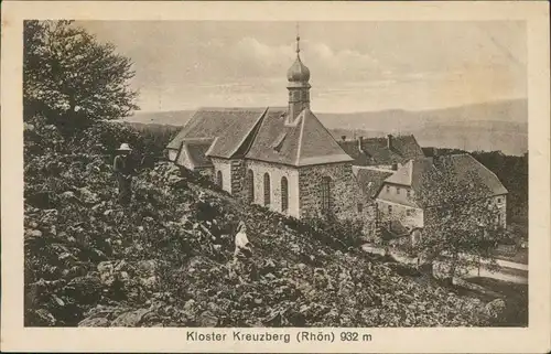 Ansichtskarte Bischofsheim (Rhön) Kloster Kreuzberg (Röhn) 1924