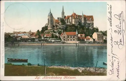 Ansichtskarte Meißen Schloss Albrechtsburg 1901