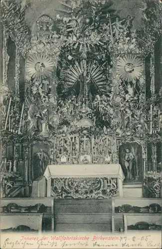 Birkenstein-Fischbachau Wallfahrtskapelle Maria Himmelfahrt - Altar 1905