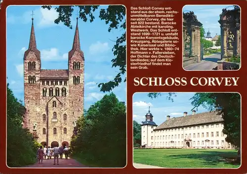 Ansichtskarte Höxter (Weser) Schloß Corvey 1994
