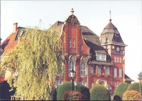 Ansichtskarte Papenburg (Ems) Rathaus 1995
