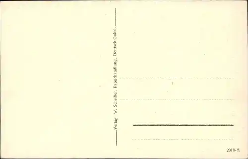 Deutsch Gabel Jablonné  Reichenbergerstraße b Liberec Reichenberg 1925
