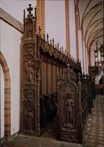 Ansichtskarte Bardowick Dom - Chorgestühl südl. Seite 1994