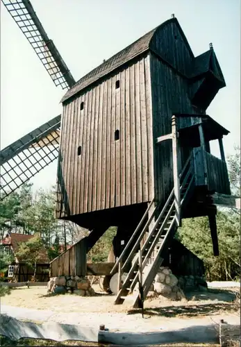 Foto Suhlendorf Bockwindmühle "Auguste" 1996 Privatfoto 