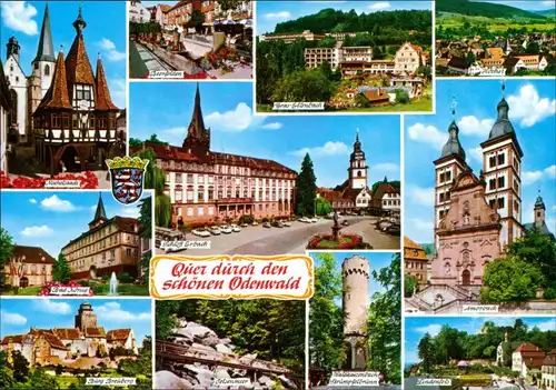 _Baden-Württemberg Allgemein Quer durch den schönen Odenwald, Mehrbild 1980