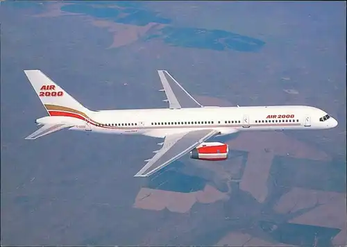 Ansichtskarte  Flugzeug "Air 2000" - Boeing 757-28A 1990