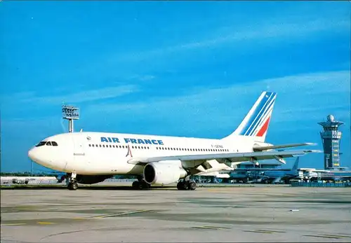 Ansichtskarte  Flugzeug "Air France" - Airbus A310-200 1985