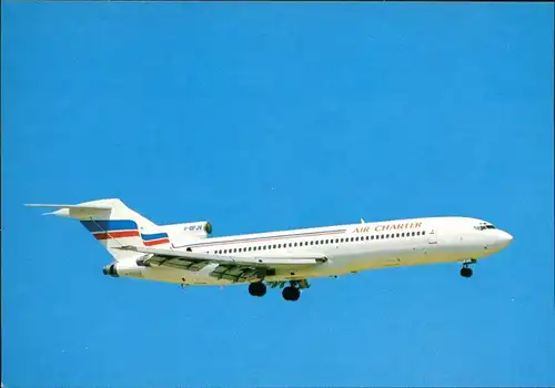 Ansichtskarte  Flugzeug "Air Charter" - Boeing 727 1985