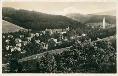 Postcard Bad Reinerz Duszniki-Zdrój Blick auf die Stadt 1931 