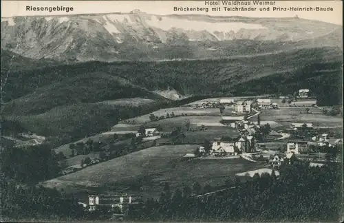 Brückenberg-Krummhübel Karpacz Górny Karpacz Hotel Waldhaus Weimar 1915