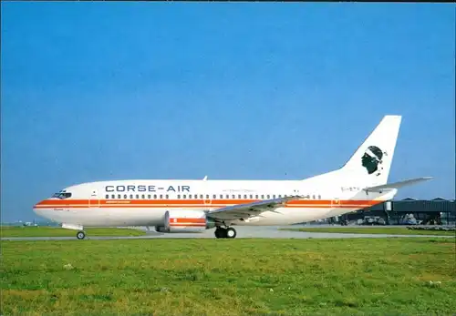 Orly Flugzeug "Corse Air International" - Boeing 737-300 auf dem Flughafen Paris-Orly 1985