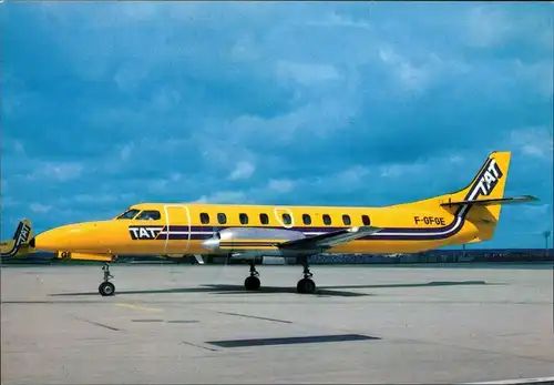 Orly Flugzeug "T.A.T." - Sweringen Metroliner auf dem Flughafen 1985