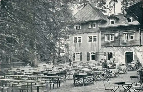 Ansichtskarte Kirnitzschtal Restaurant Kuhstall 1911 