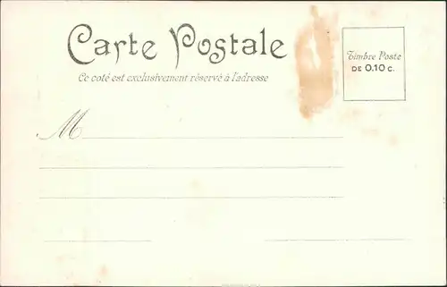 Ansichtskarte  Courrier postal du Sahara Mehari 1908 