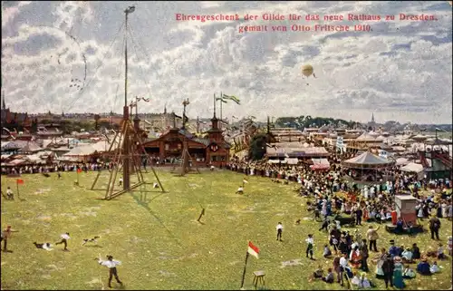 Johannstadt-Dresden   Ehrengeschenk der ehrengilde für das Neue Rathaus 1910