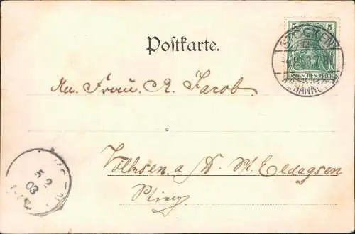 Ansichtskarte Marienwerder-Hannover 2 Bild: Kloster 1903