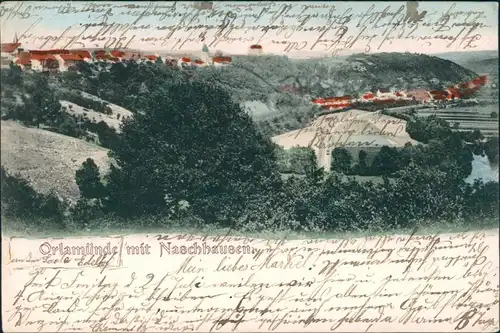 Ansichtskarte Orlamünde mit Naschhausen 1905 