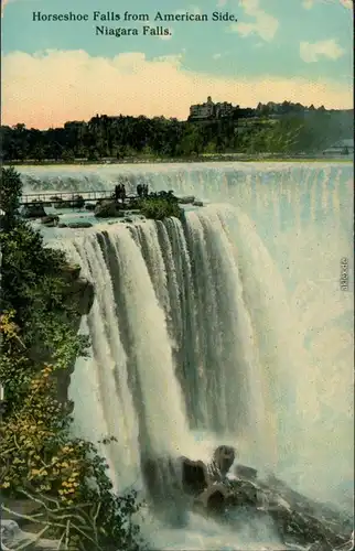 Niagara Falls (NY) Niagarafälle / Niagara Falls Horseshoe Falls 1912