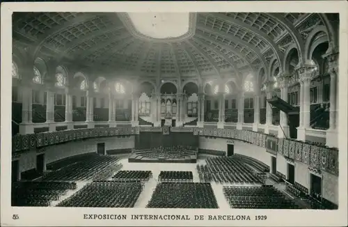 Barcelona Exposition International: Palacio Salón de fiestas 1929