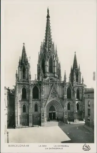 Postales Barcelona La Catedral 1929