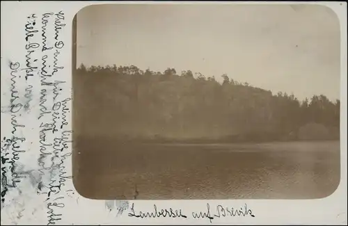 Postcard Brevik Blick auf den See (Privatfotokarte) Norge Norway 1904