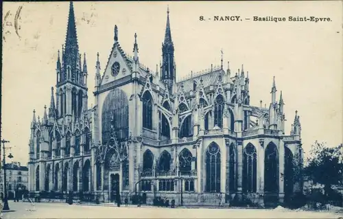 CPA Nancy Basilique Saint-Epvre 1920
