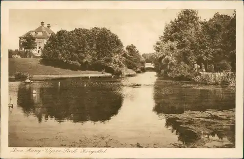 Postkaart Den Haag Den Haag Vijver Park Horgvliet 1932
