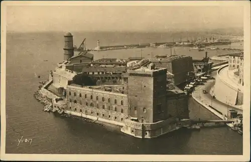 CPA Marseille Le Fort Saint-Jean 1932