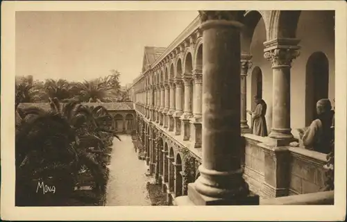 CPA Cannes Île Saint-Honorat: Galerie du Cloitre moderne 1932