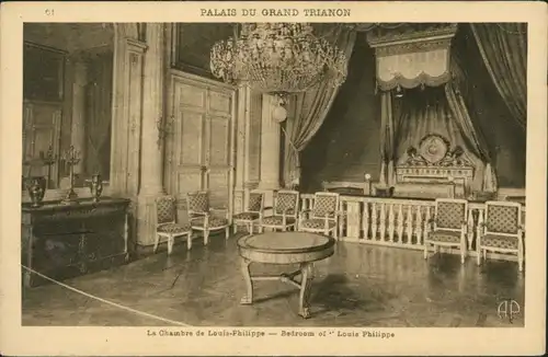 Versailles Palais du Grand Trianon, Chambrew de Louis-Philippe 1928