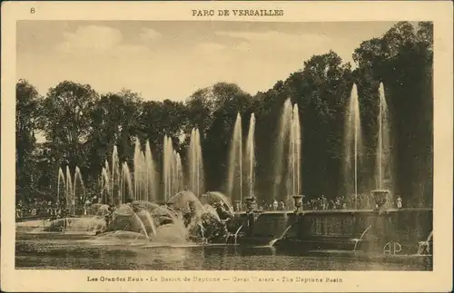 CPA Versailles Parc de Versailles, Le Bassin de Neptun 1928