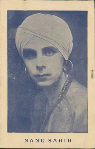 Ansichtskarte  Nanu Sahib, Turban Arabische Typen 1928