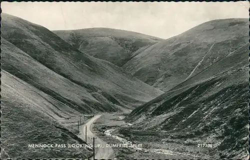 Postcard Mennock Mennock Pass Dumfries Shire 1968